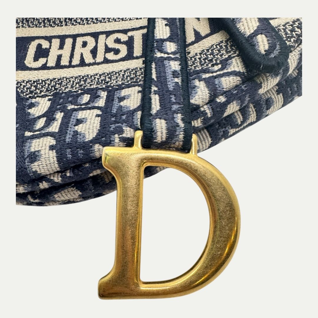 Christian Dior Oblique Saddle Shoulder Bag