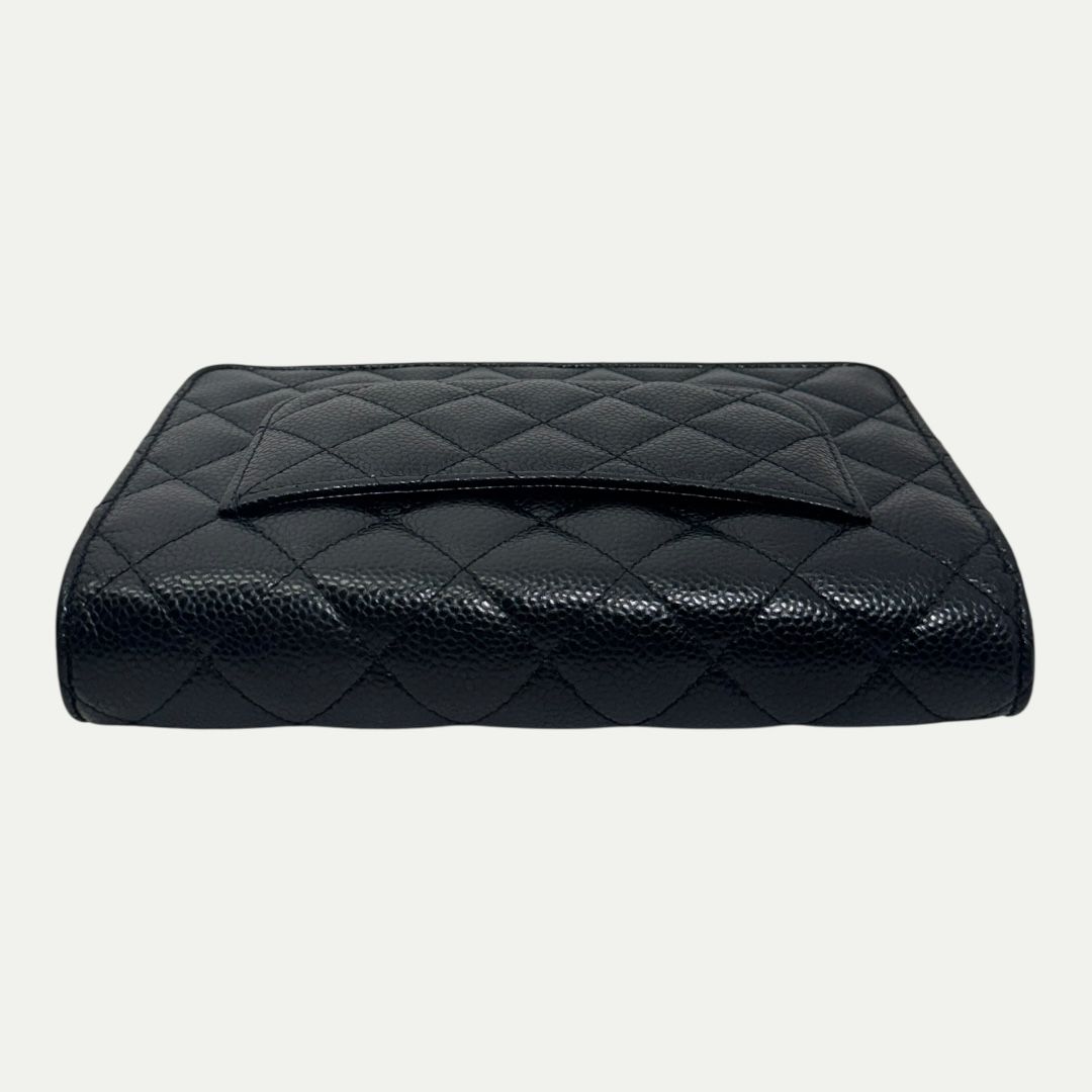 Chanel Caviar Leather Wallet On Chain