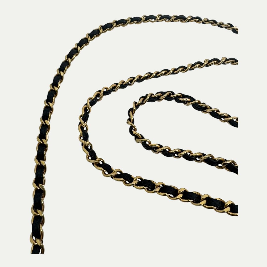 Chanel Caviar Leather Wallet On Chain
