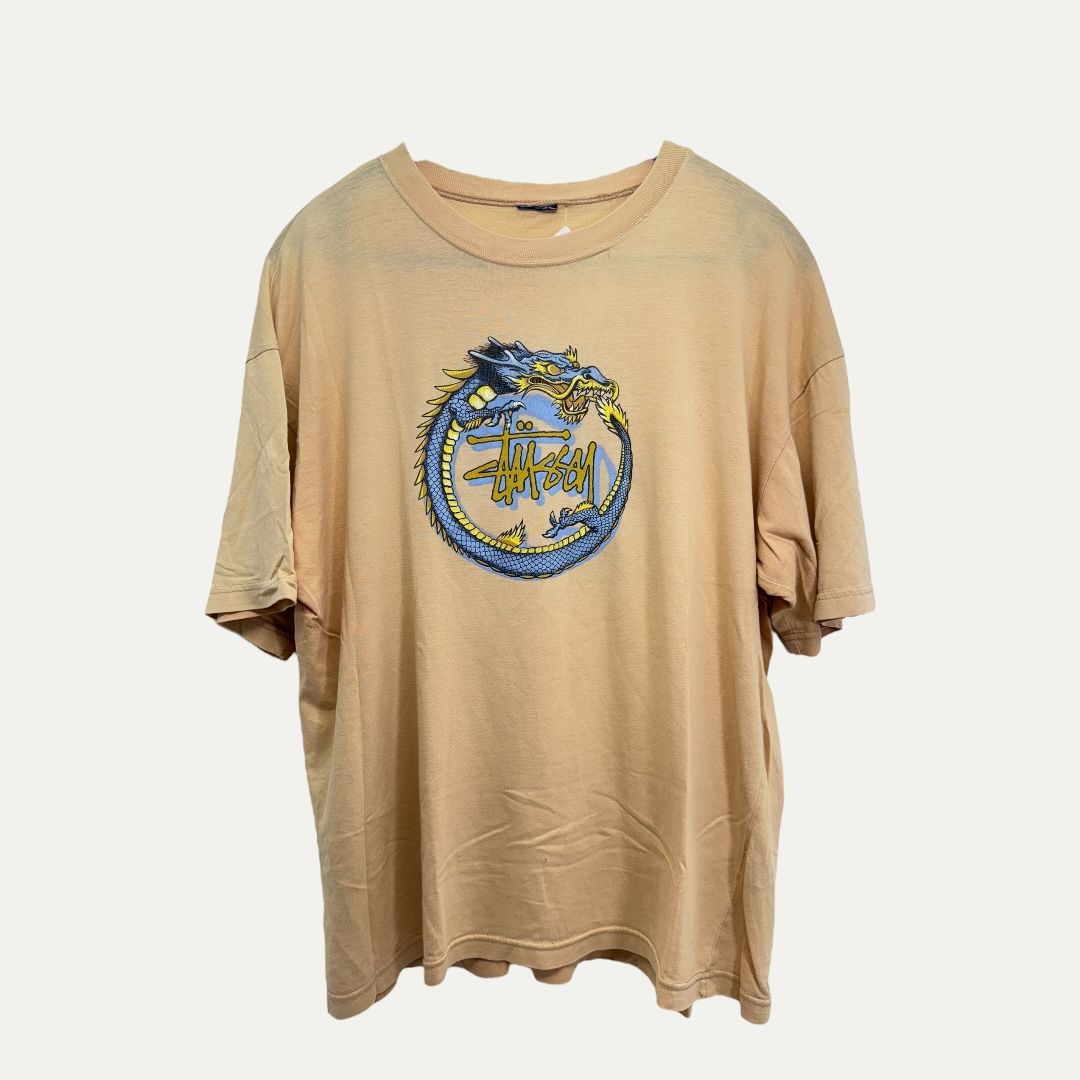 Stussy Dragon Logo Tee Sz M