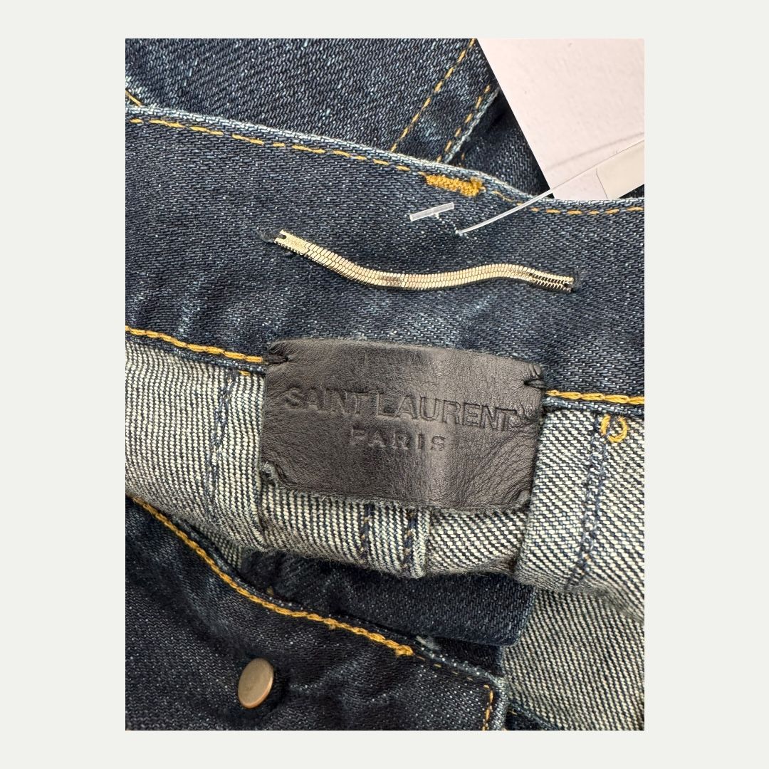 Saint Laurent D02 Indigo Denim Sz 34