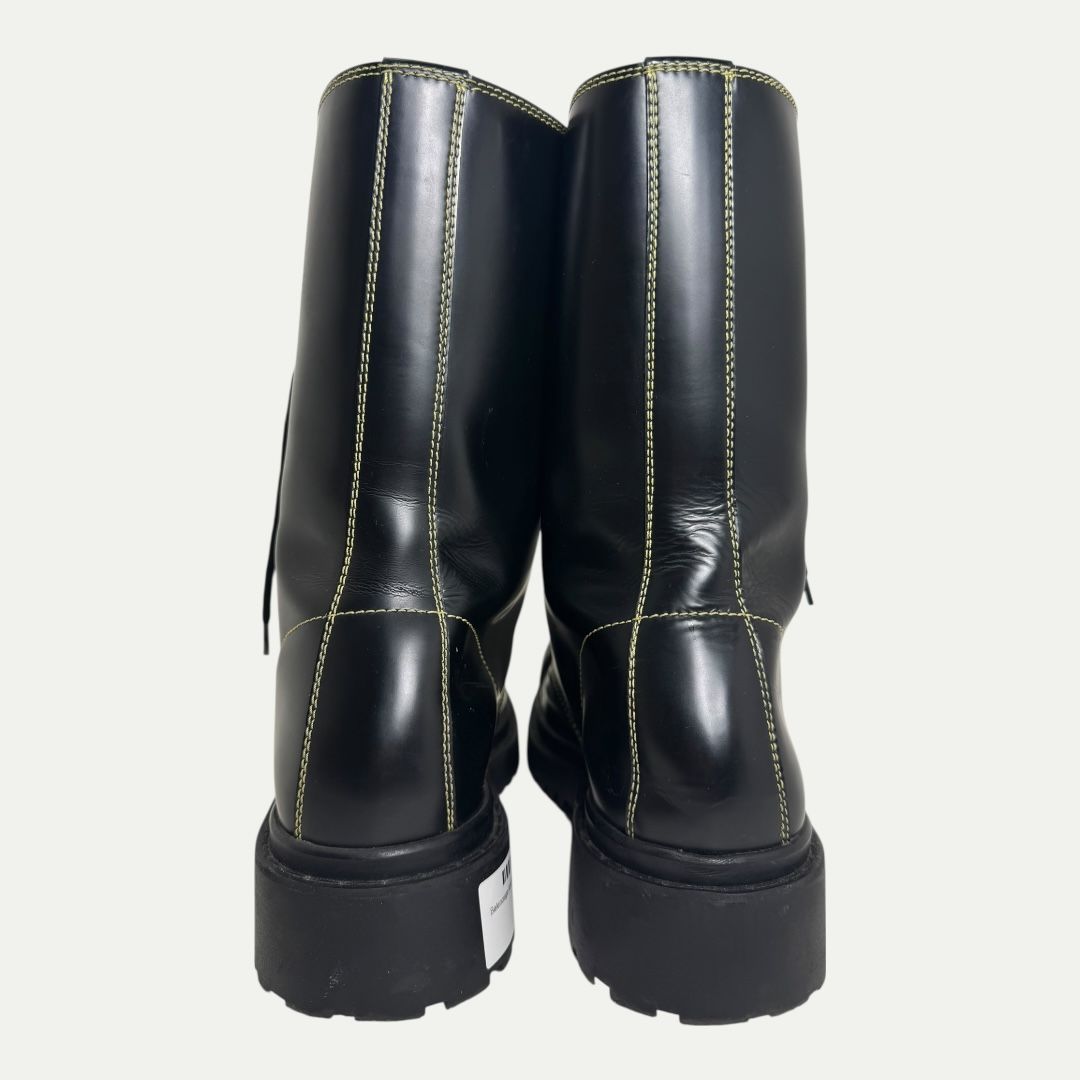 Balenciaga Amphibia Leather Boot Sz 46(14)
