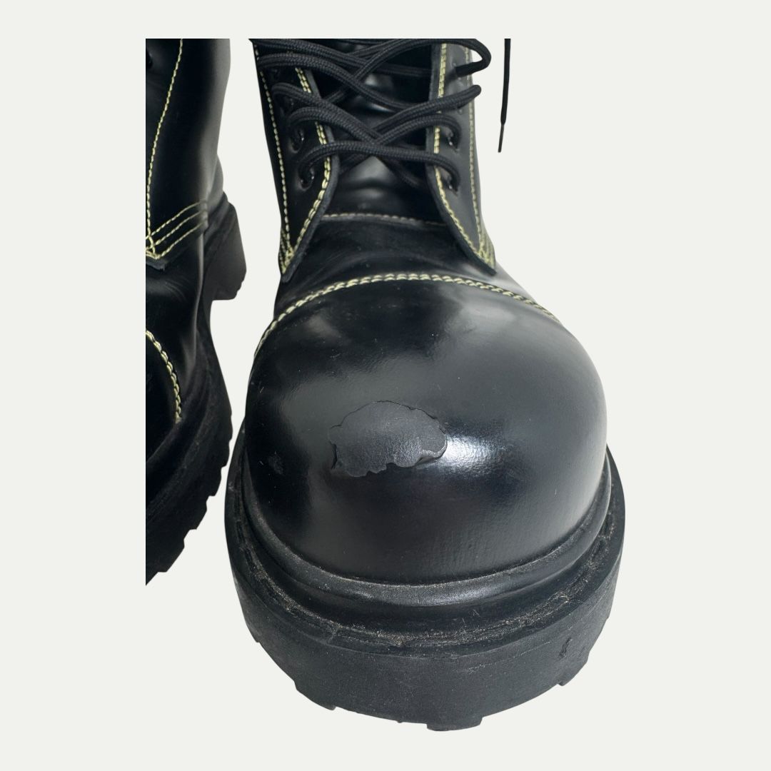 Balenciaga Amphibia Leather Boot Sz 46(14)