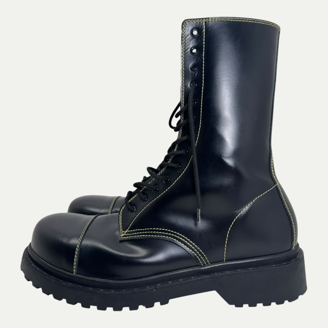 Balenciaga Amphibia Leather Boot Sz 46(14)