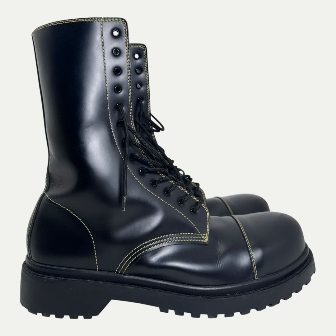 Balenciaga Amphibia Leather Boot Sz 46(14)