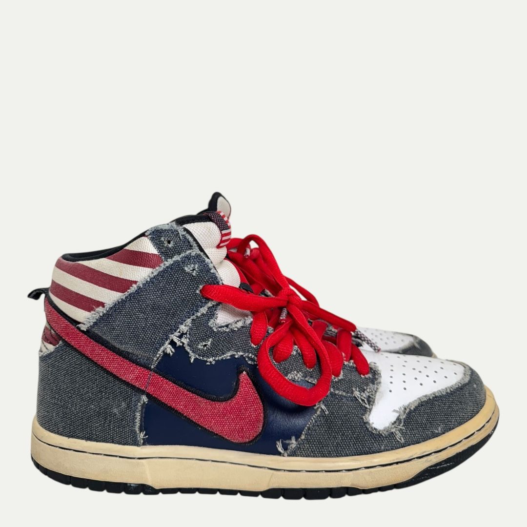 NIke SB Dunk High Born In The USA Sz 8.5