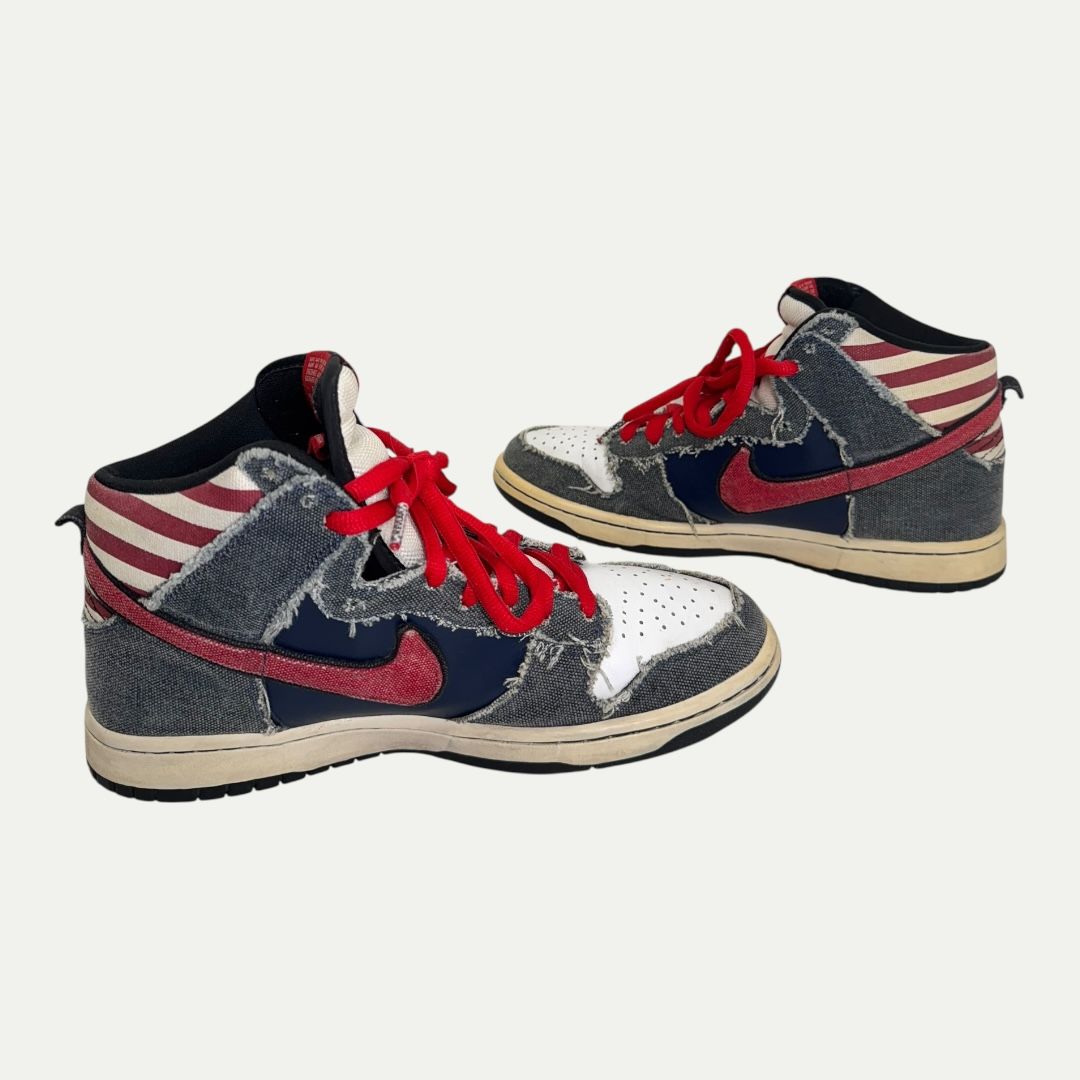 NIke SB Dunk High Born In The USA Sz 8.5