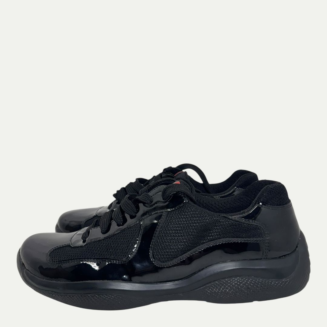 Vintage Prada Americas Cup Black Sz 7.5(8.5m/10w)