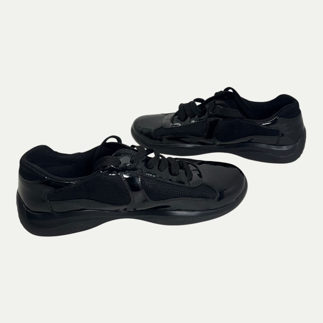 Vintage Prada Americas Cup Black Sz 7.5(8.5m/10w)