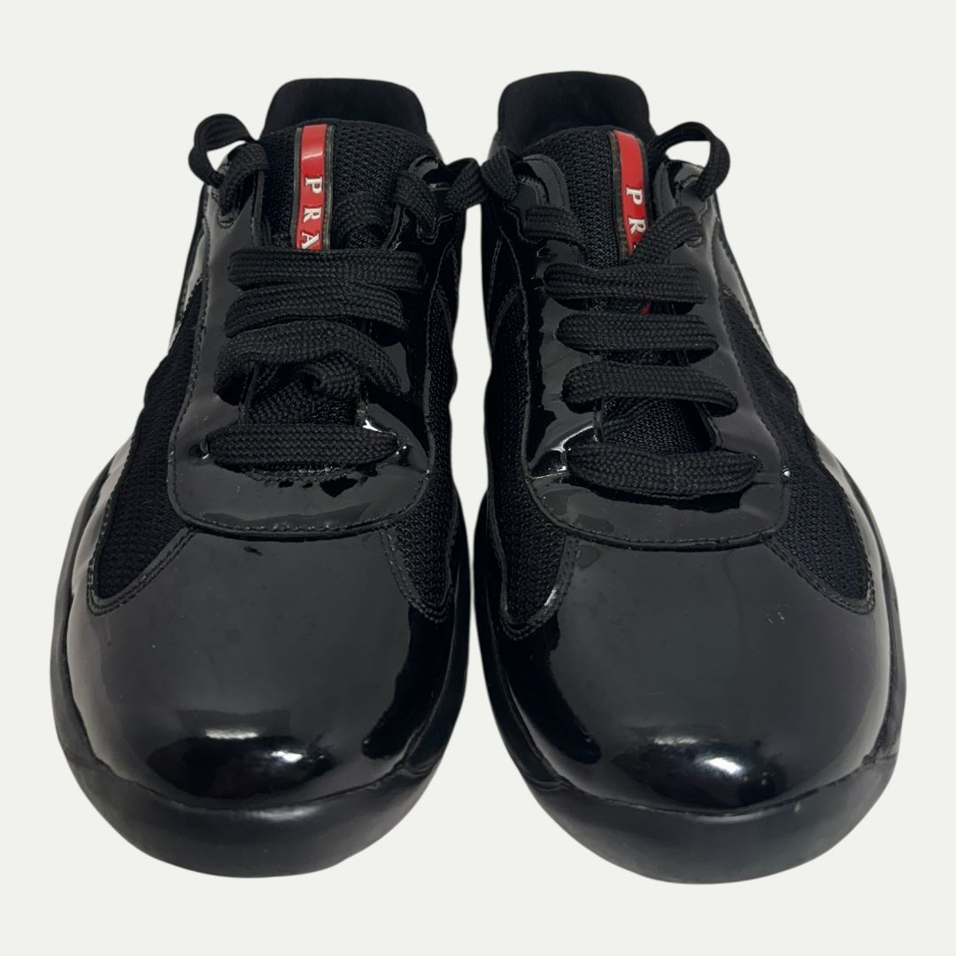 Vintage Prada Americas Cup Black Sz 7.5(8.5m/10w)