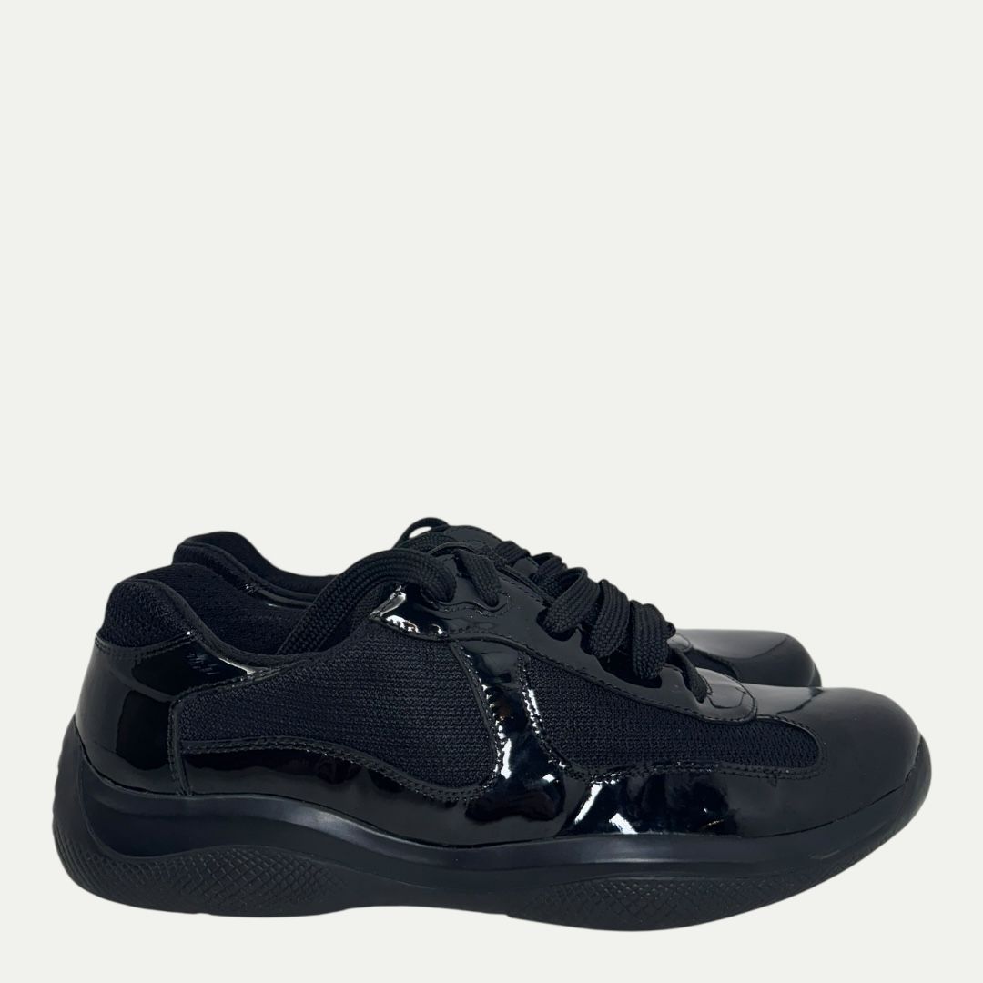 Vintage Prada Americas Cup Black Sz 7.5(8.5m/10w)