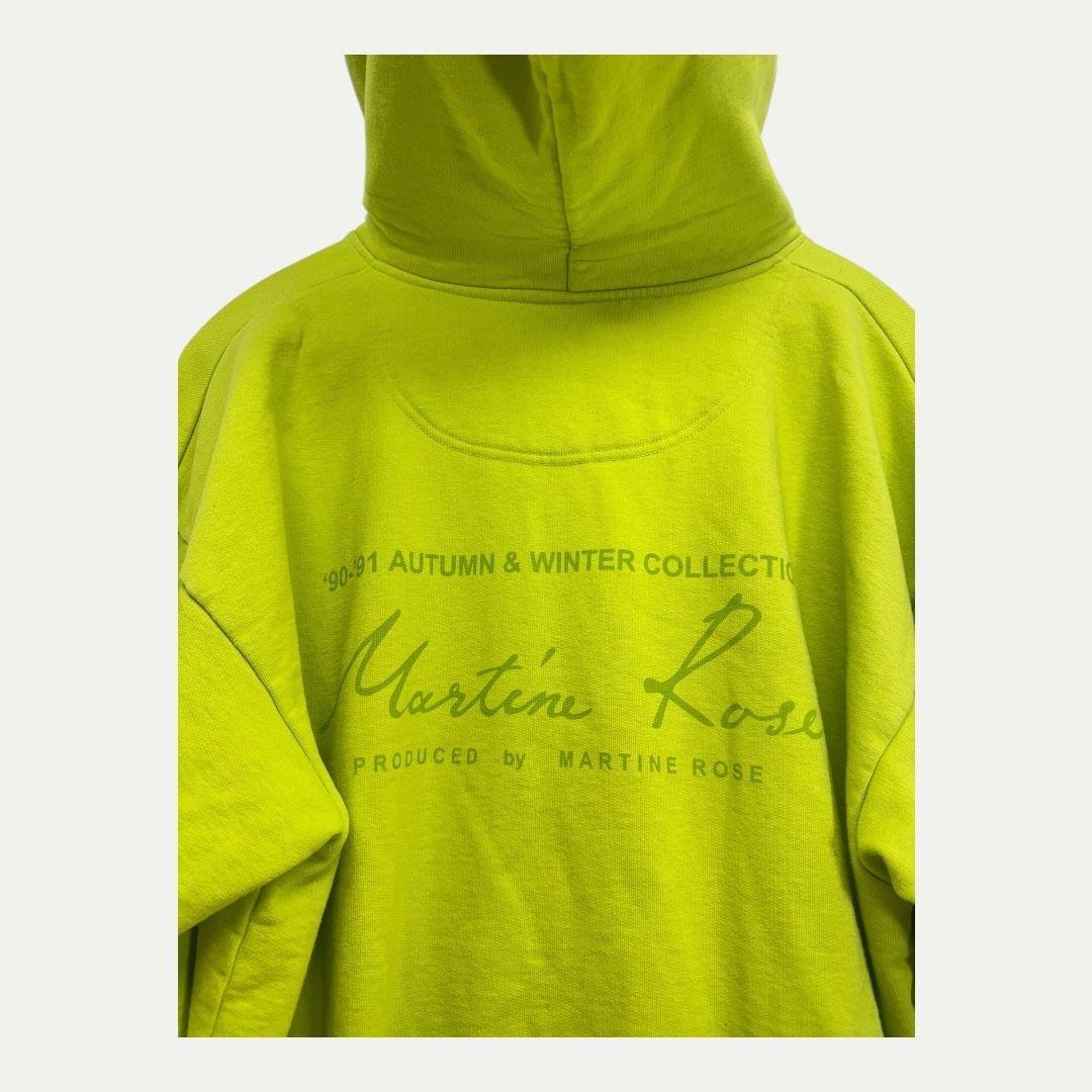 Martine Rose Green Logo Hoodie Sz L