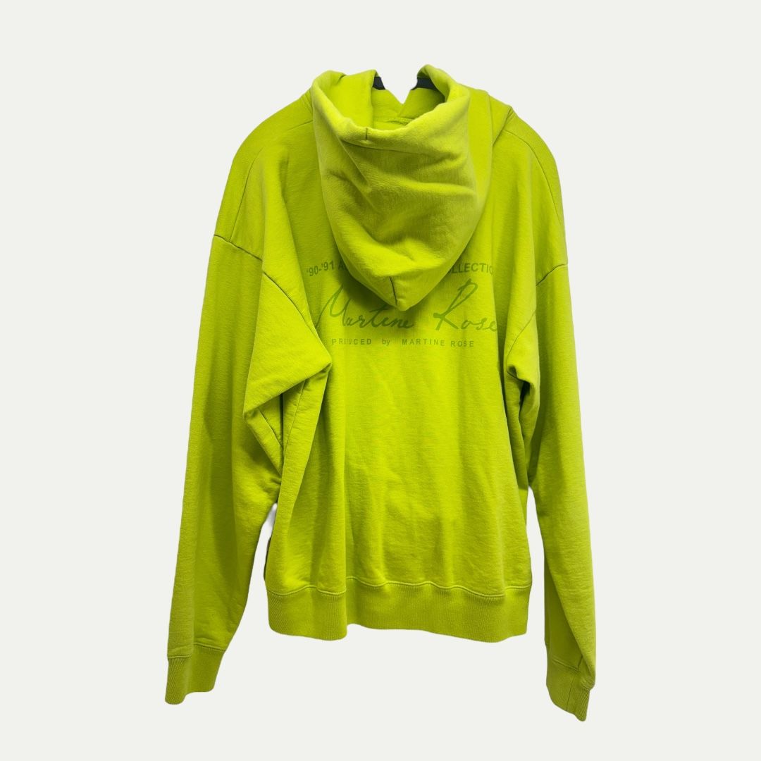 Martine Rose Green Logo Hoodie Sz L