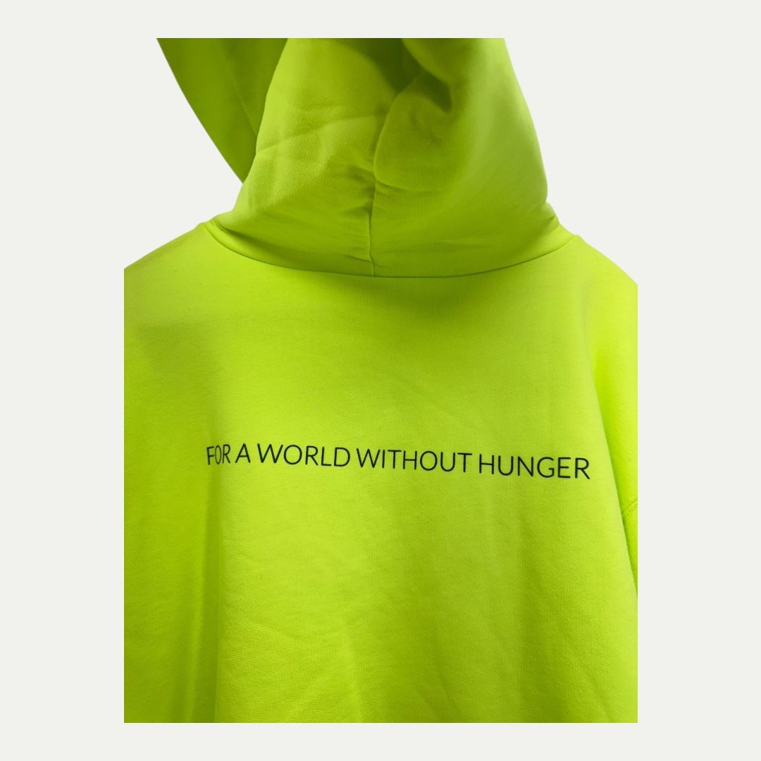 Balenciaga World Food Programme Neon Hoodie Sz XS(M)
