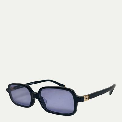 Miu Miu 11Z-F Rectangle Sunglasses