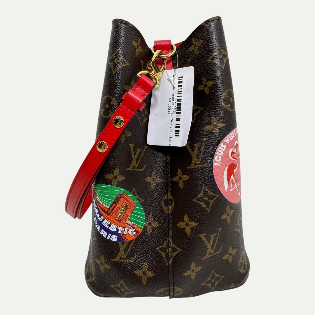 Louis Vuitton Monogram World Tour Neonoe Bucket Bag