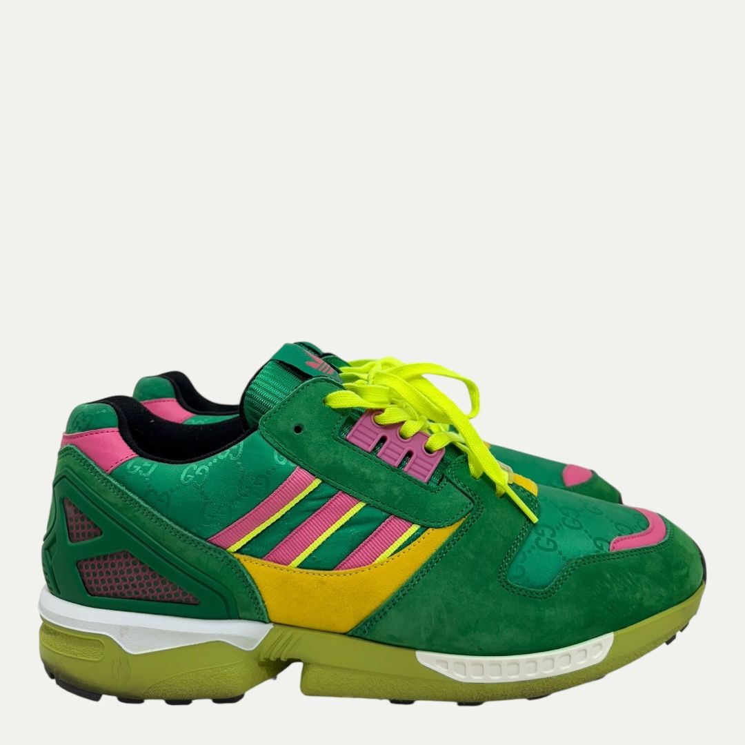 Adidas x Gucci ZX 8000 GG Green Monogram Sz 10.5