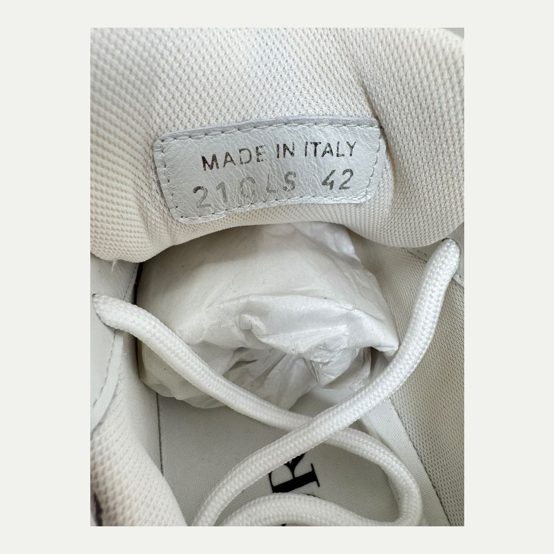 Dior B22 White/Silver Sz 42(9)