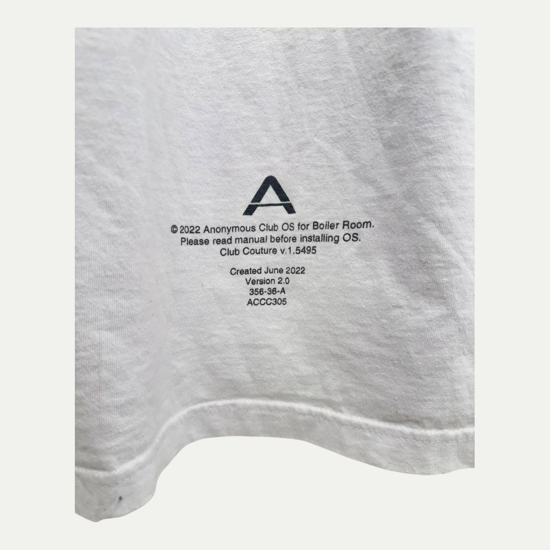 Anonymous Club Club Couture Tee Sz XL