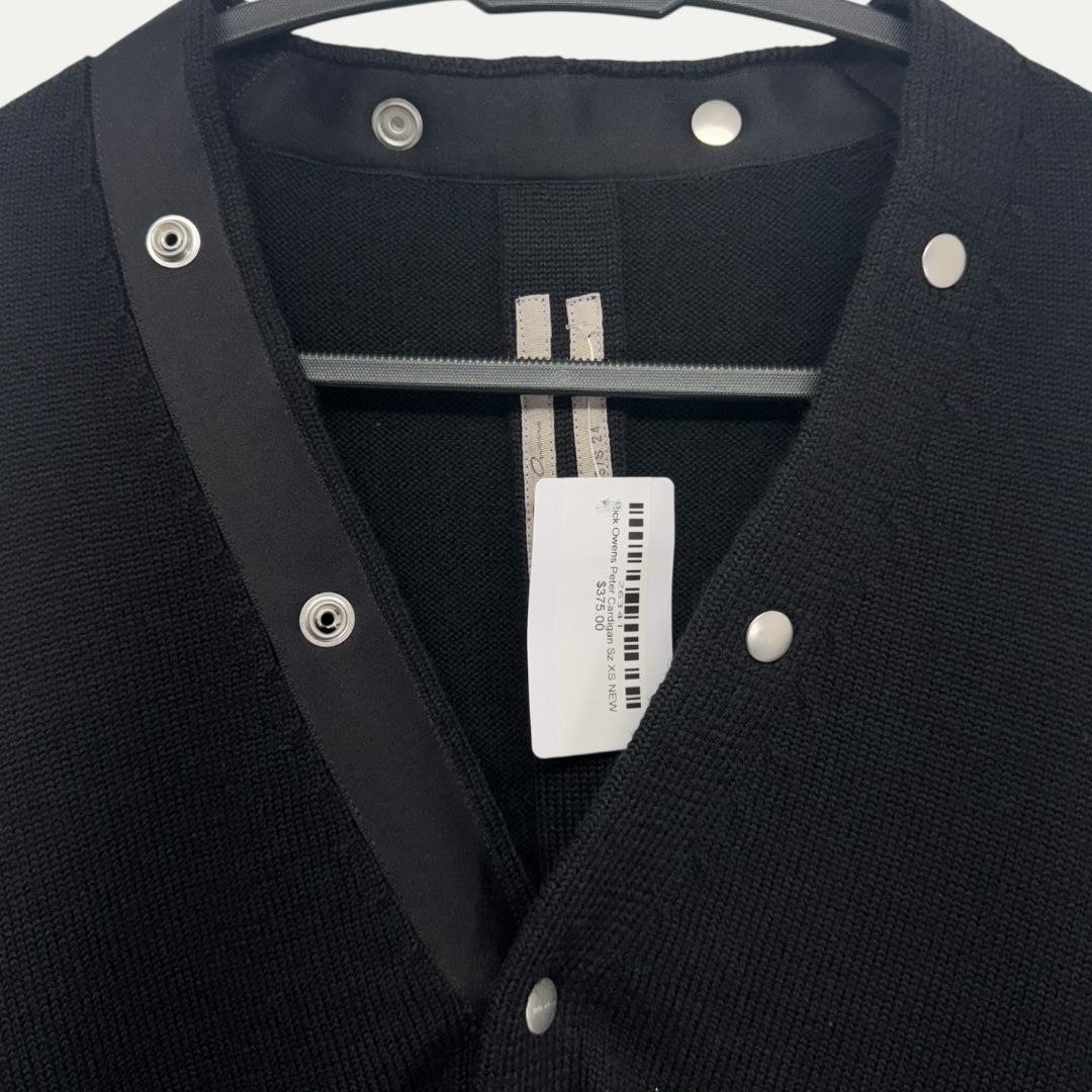 Rick Owens Peter Cardigan Sz XS