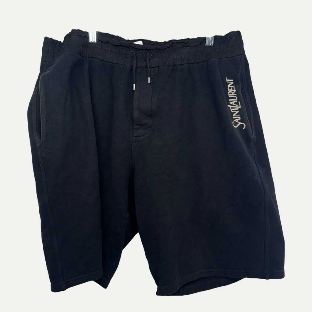 Saint Laurent Black Sweat Shorts Sz XL(36)