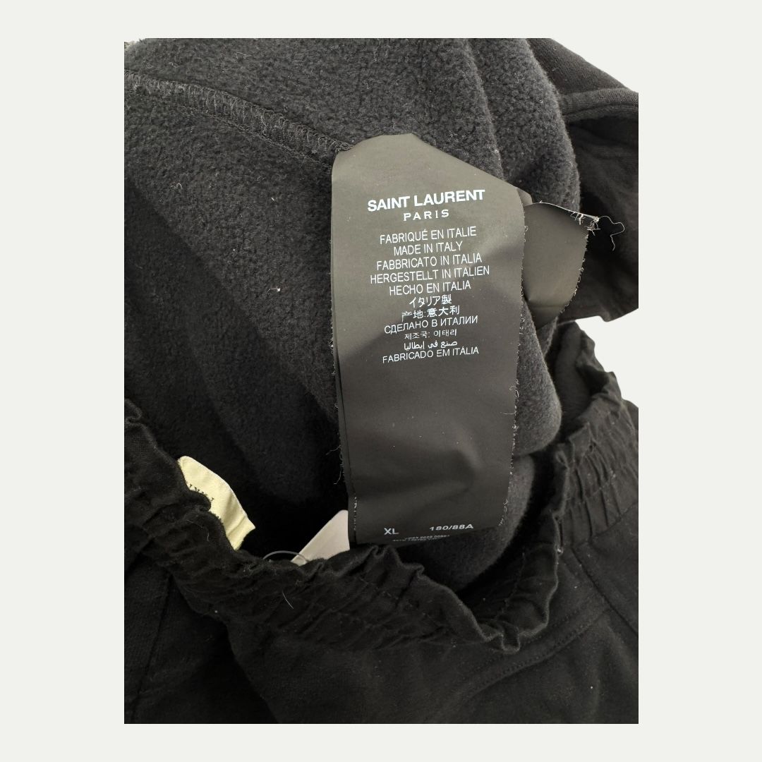 Saint Laurent Black Sweat Shorts Sz XL(36)