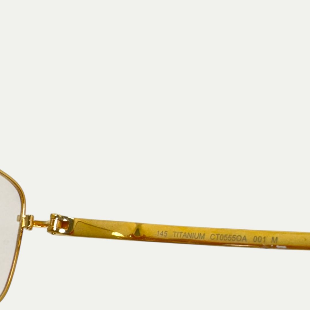 Cartier CT0555OA Gold Eyeglasses