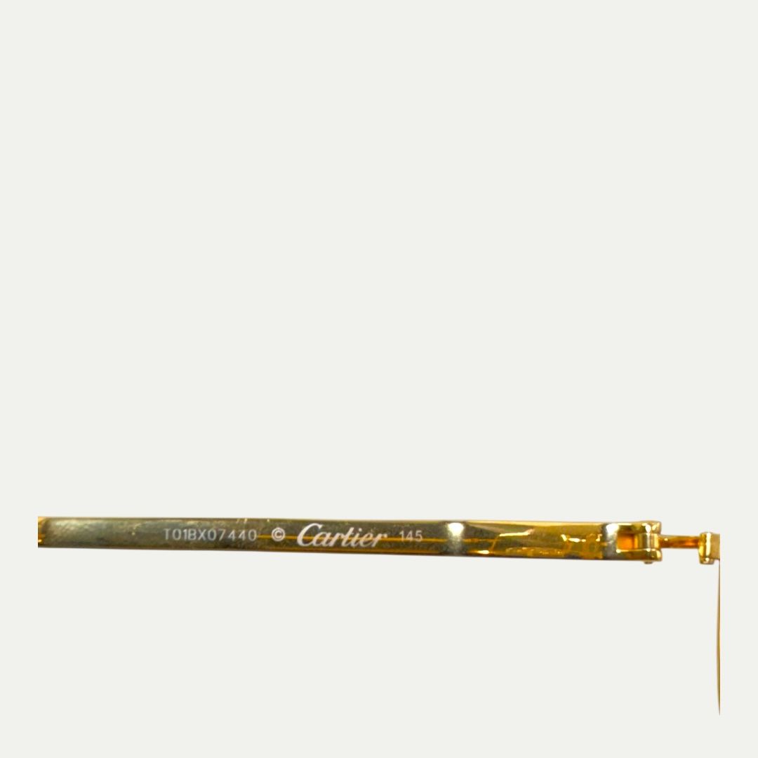 Cartier CT0555OA Gold Eyeglasses