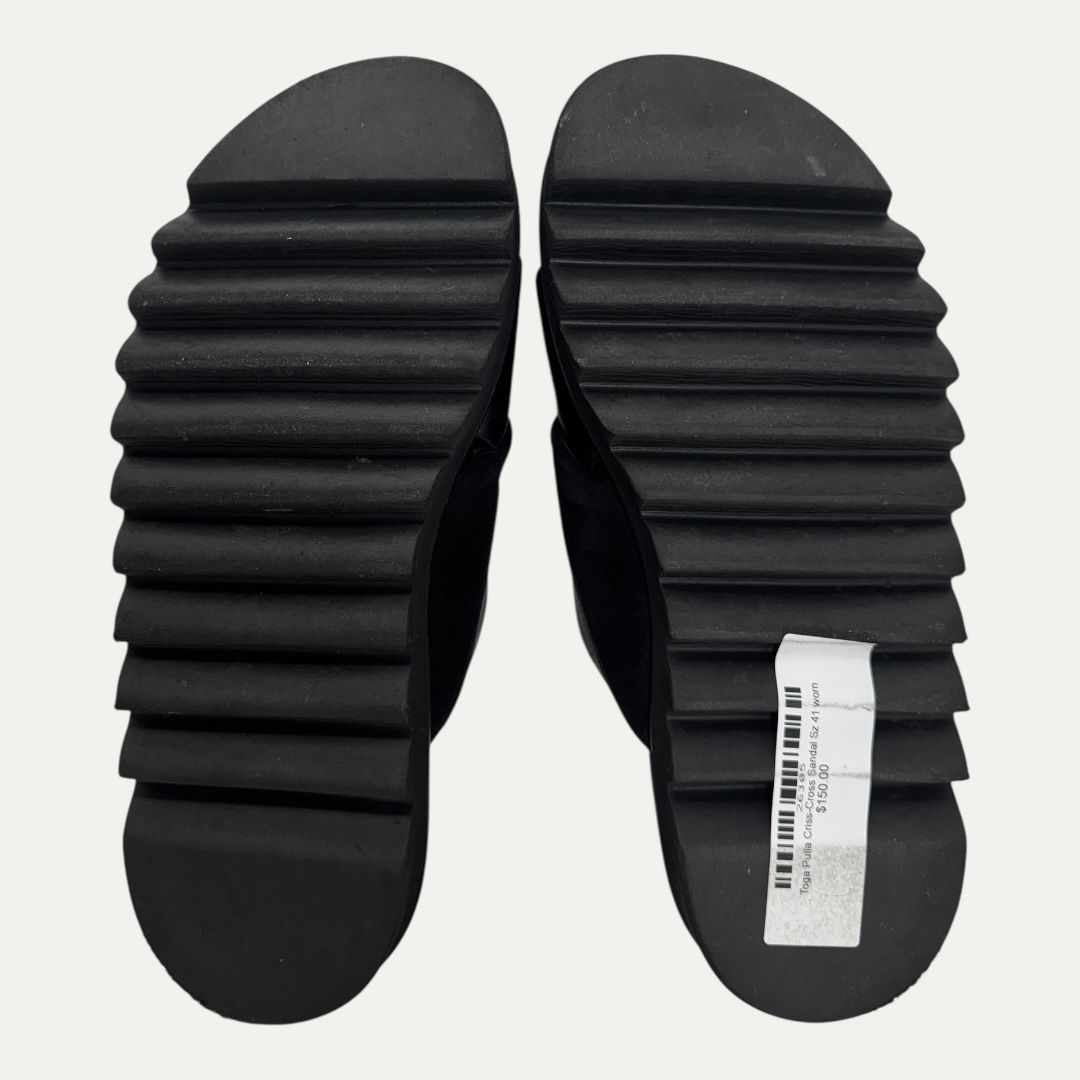 Toga Pulla Criss-Cross Sandal Sz 41(8m/9.5w)