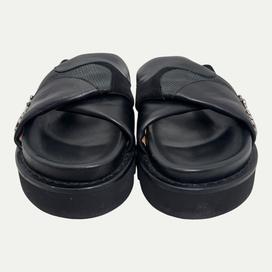 Toga Pulla Criss-Cross Sandal Sz 41(8m/9.5w)