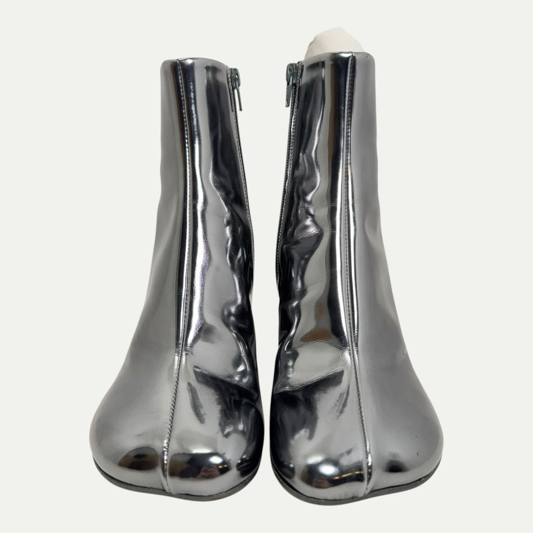 Maison Margiela MM6 Silver Ankle Boot Sz 40(10)
