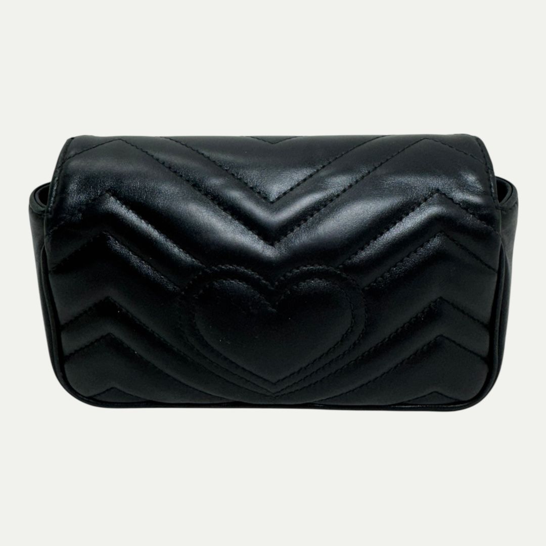 Gucci GG Black Marmont Mini Crossbody Bag