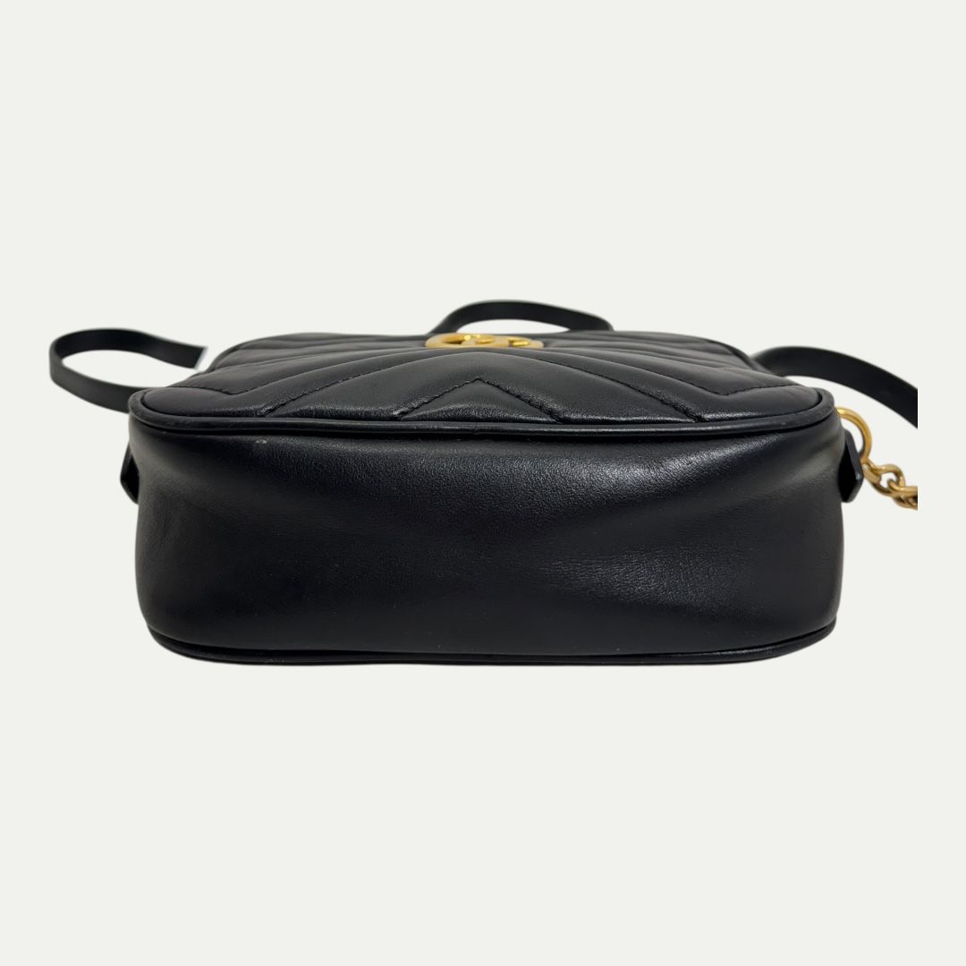 Gucci GG Marmont Quilted Crossbody Bag