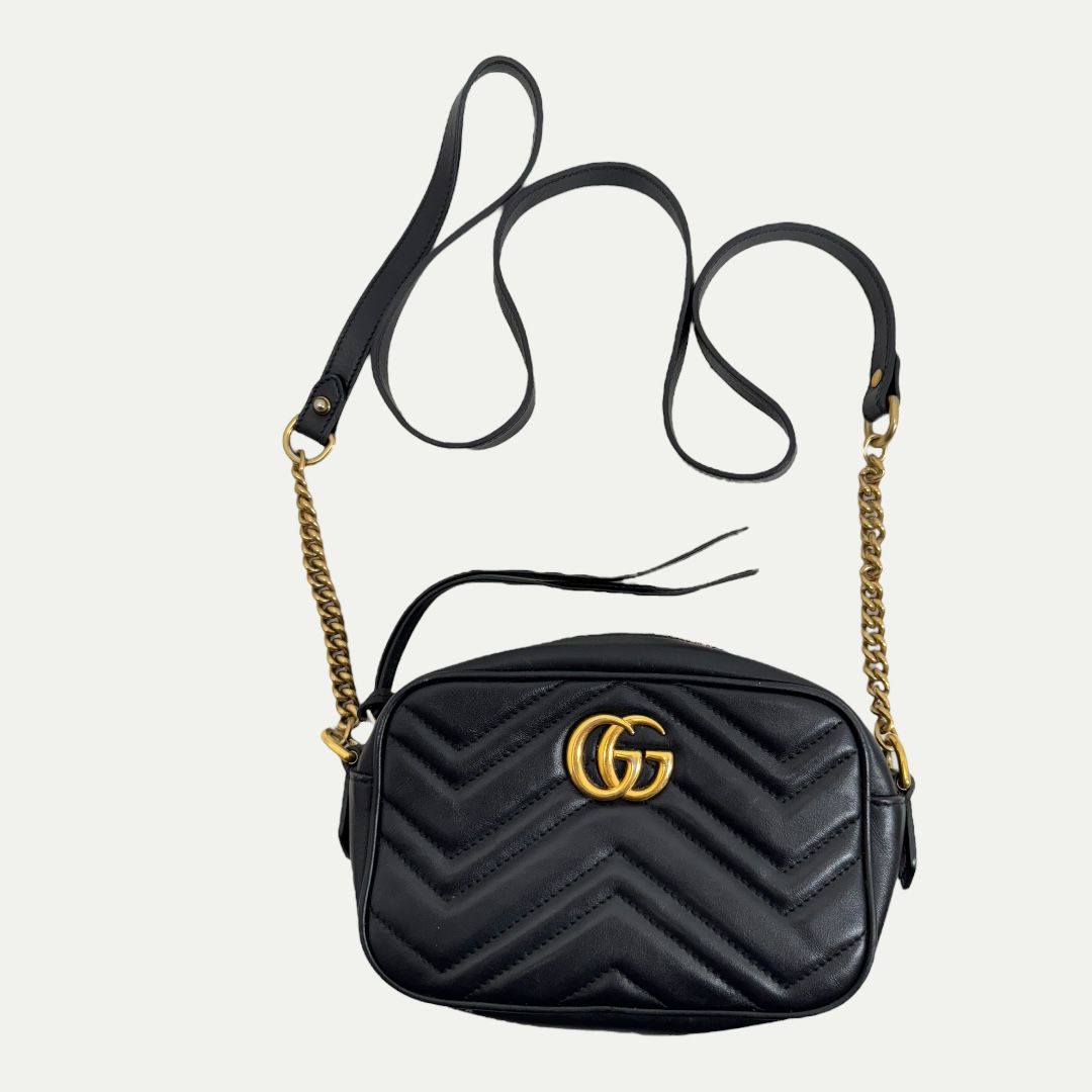 Gucci GG Marmont Quilted Crossbody Bag
