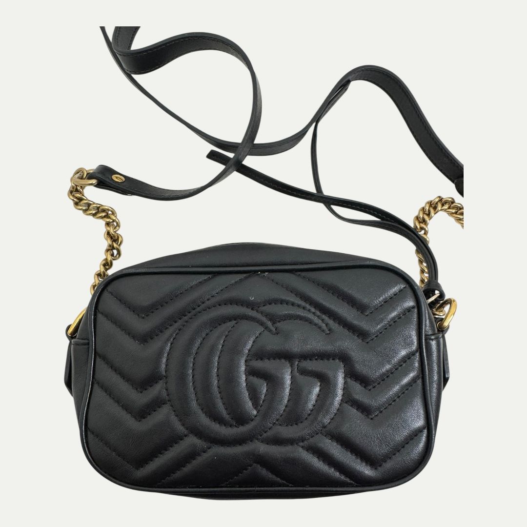 Gucci GG Marmont Quilted Crossbody Bag