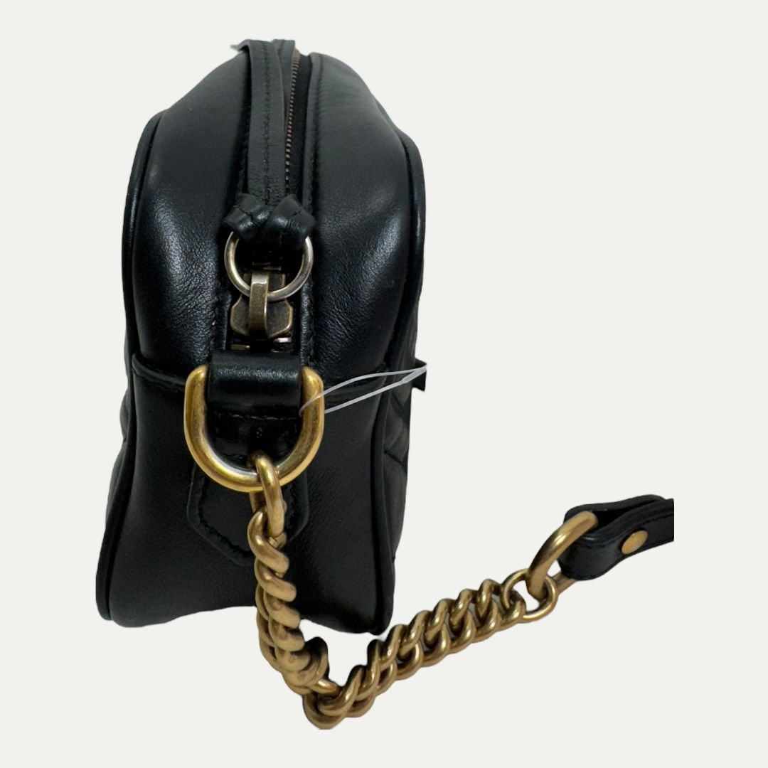 Gucci GG Marmont Quilted Crossbody Bag