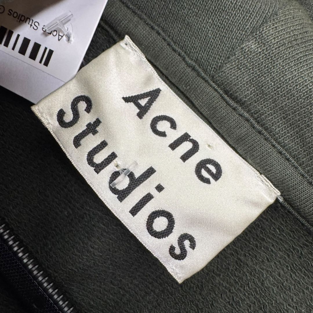 Acne Studios Green Logo Hoodie Sz XXL