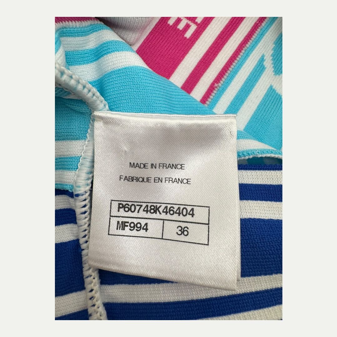 Chanel Striped Deauville Top Sz 36(XS-S)