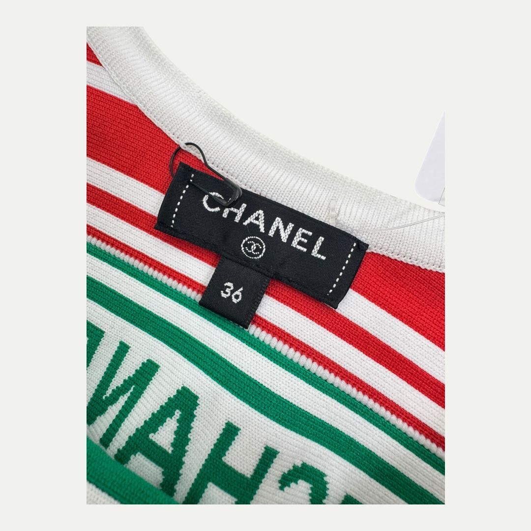 Chanel Striped Deauville Top Sz 36(XS-S)