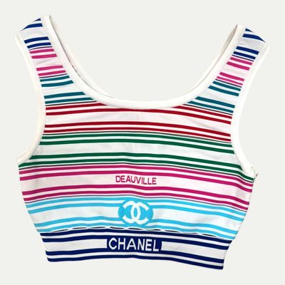 Chanel Striped Deauville Top Sz 36(XS-S)