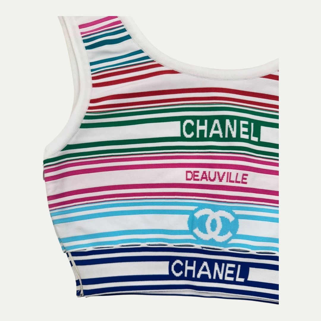 Chanel Striped Deauville Top Sz 36(XS-S)
