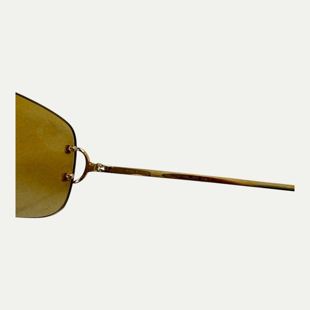 Cartier Big C Rimless Eyeglasses