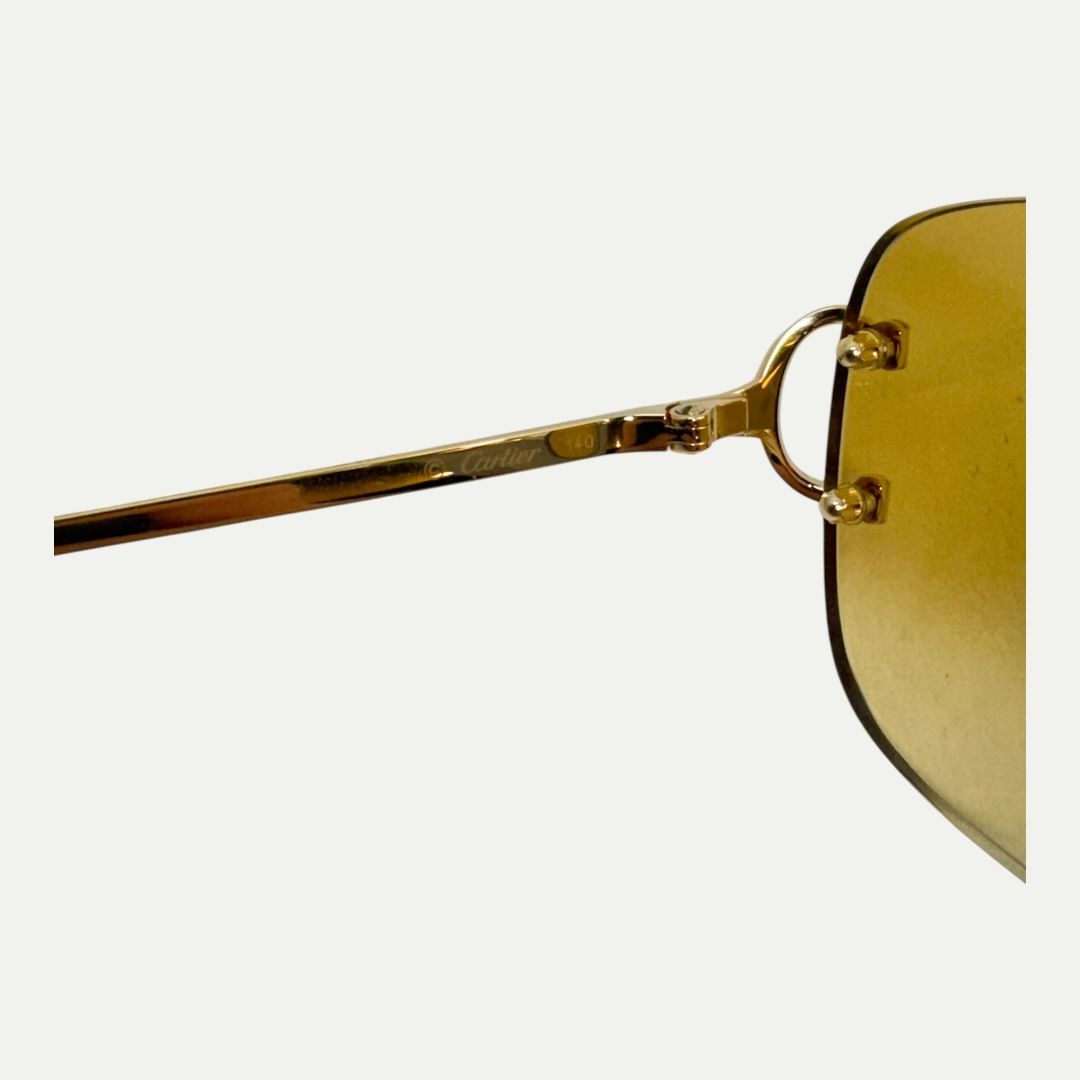 Cartier Big C Rimless Eyeglasses