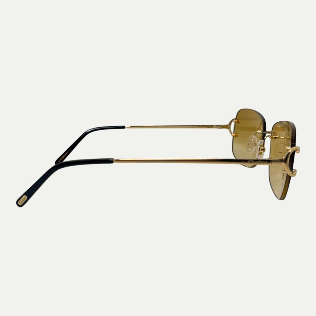 Cartier Big C Rimless Eyeglasses