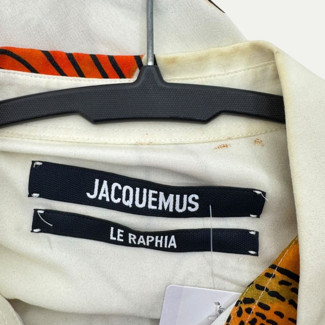 Jacquemus Le Raphia Arty Sun Shirt Sz 50(L)