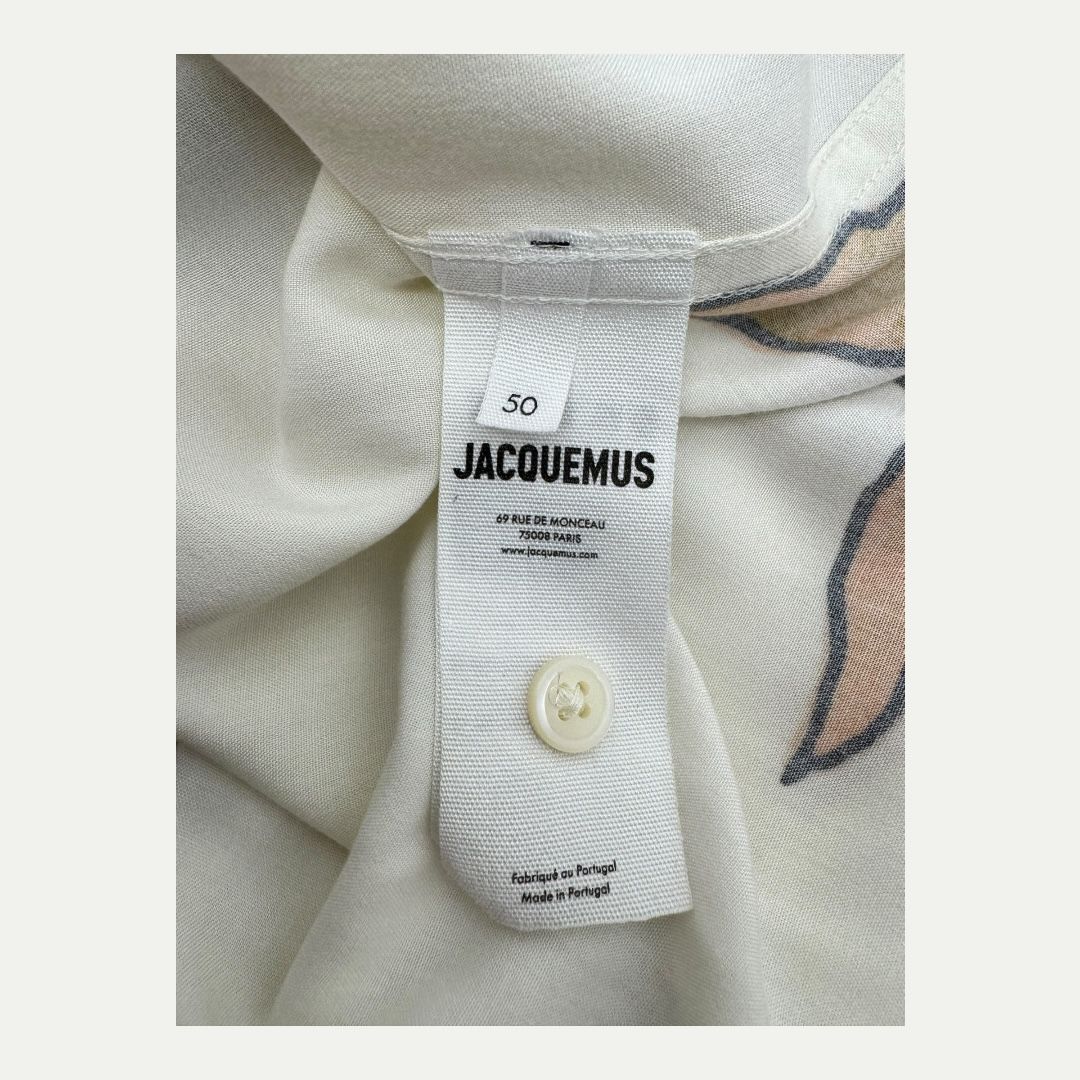 Jacquemus Le Raphia Arty Sun Shirt Sz 50(L)