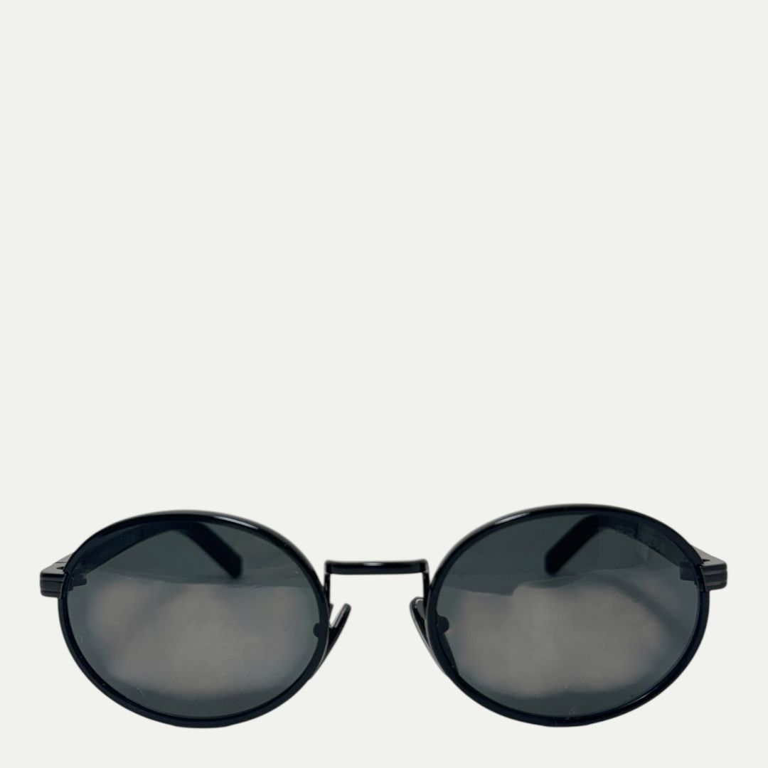 Prada Oval Black Sunglasses