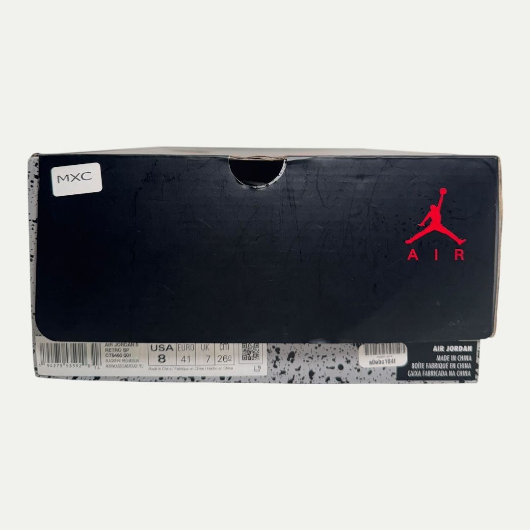 Jordan 5 Off White Muslin Sz 8
