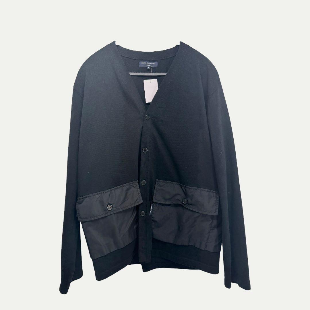 Comme Des Garcons Homme Patch Pocket Cardigan Sz L