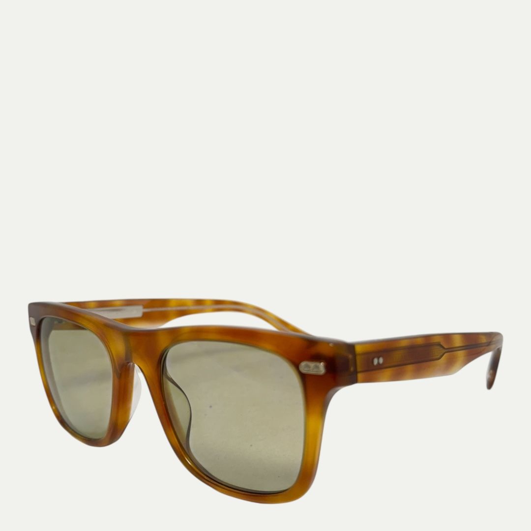 Brunello Cucinelli Tortoise Square Sunglasses.